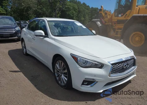 2021 Infiniti Q50 Luxe Awd из США, поврежденный, VIN JN1EV7BR6MM752444